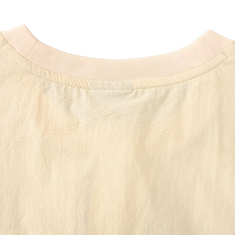 Salomon Utility Zip Pocket Ice-Sense Short Sleeve T-Shirt Beige view