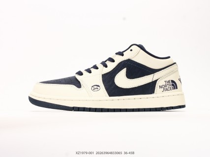 Jordan Air Jordan 1 Low Cream Black UA Replica Sneaker