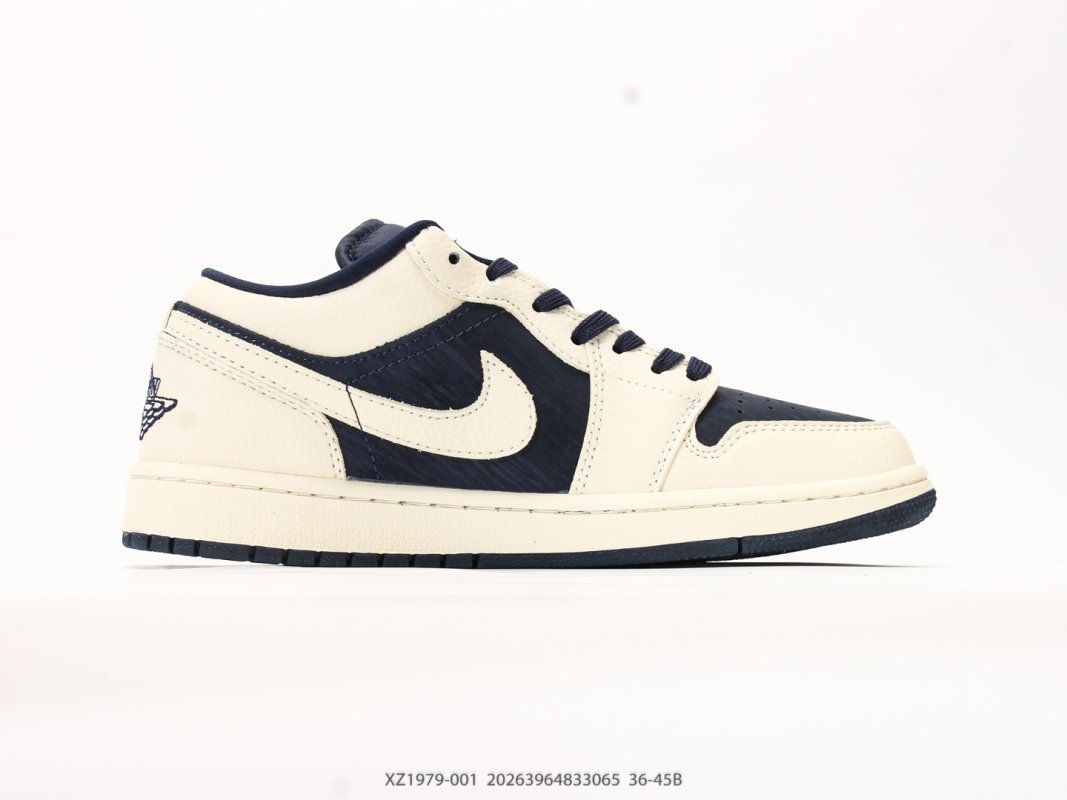 Jordan Air Jordan 1 Low Cream Black UA Replica Sneaker view
