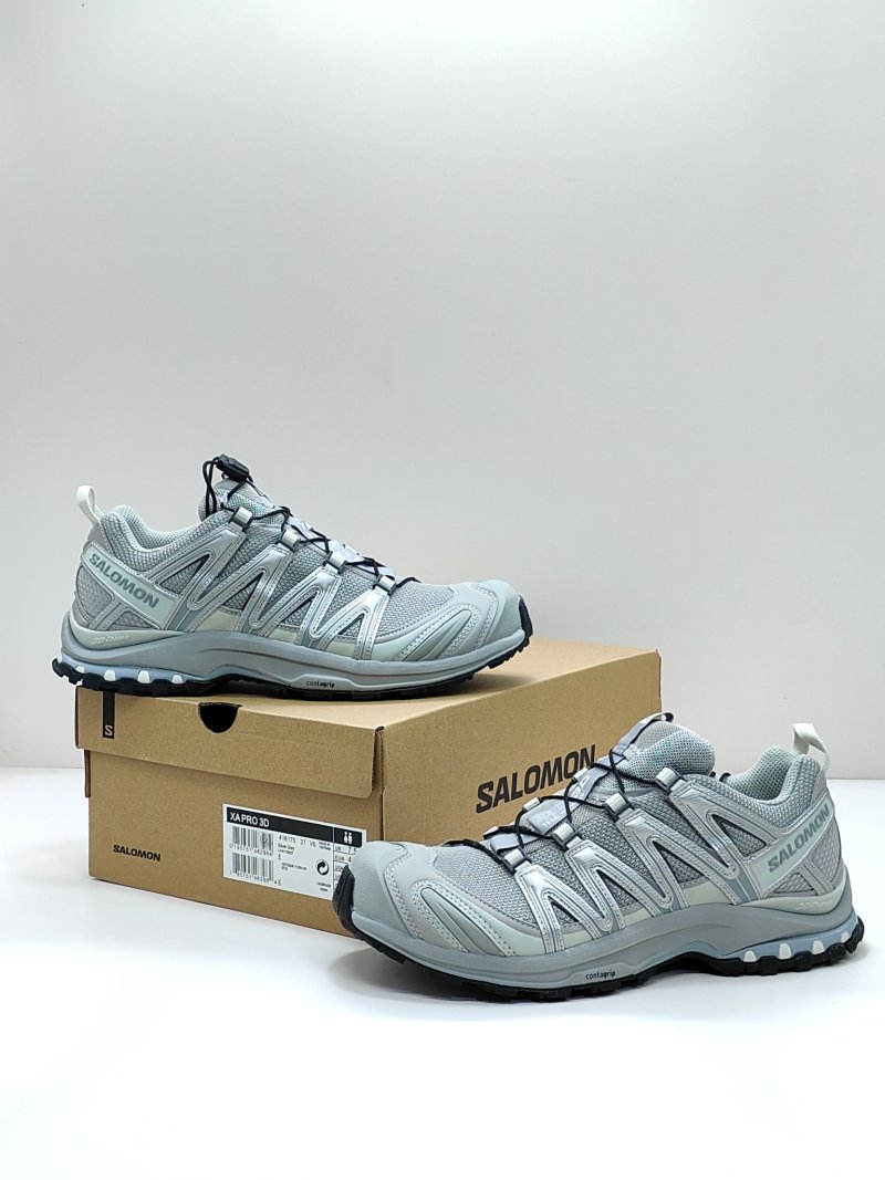 Salomon XA Pro 3D Suede Silver White Trail Running Shoe