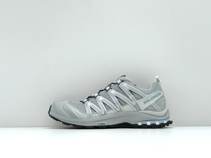 Salomon XA Pro 3D Suede Silver White Trail Running Shoe view 2