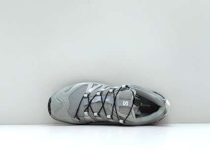 Salomon XA Pro 3D Suede Silver White Trail Running Shoe view 3