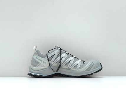 Salomon XA Pro 3D Suede Silver White Trail Running Shoe view 4