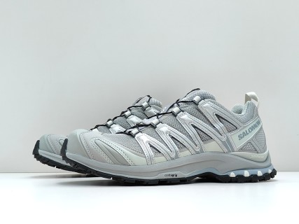 Salomon XA Pro 3D Suede Silver White Trail Running Shoe view 5