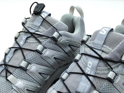 Salomon XA Pro 3D Suede Silver White Trail Running Shoe view 9