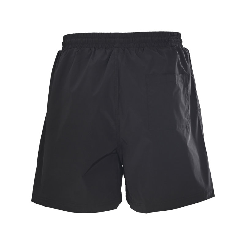 Brunello Cucinelli Logo Embroidered Beach Shorts Black view