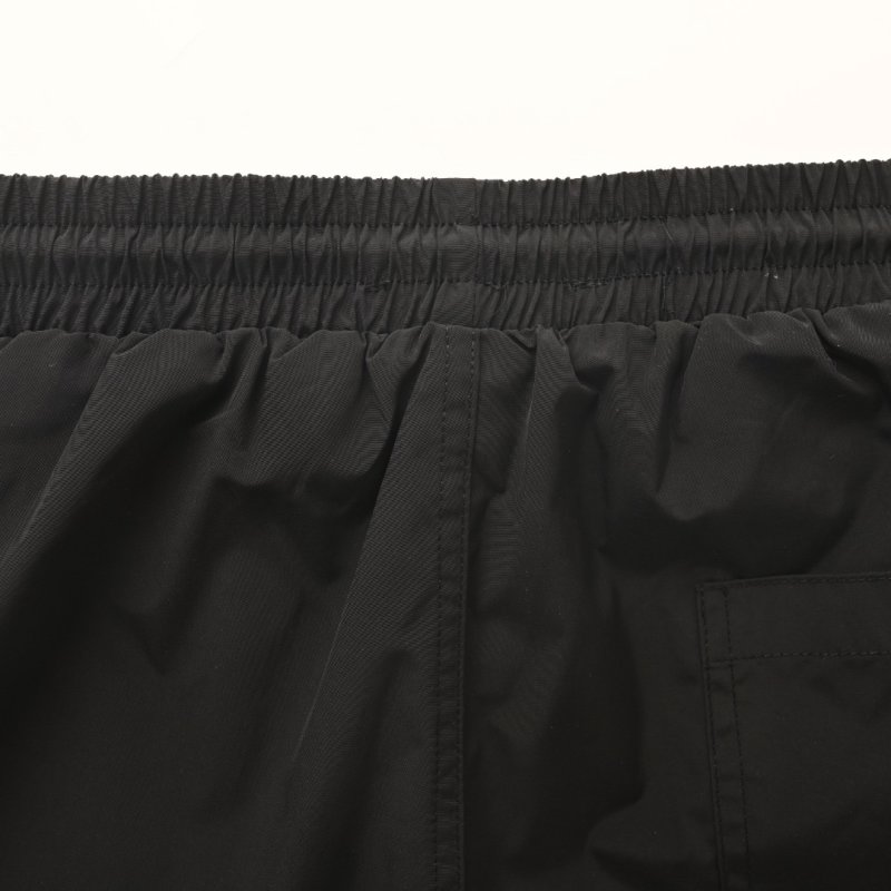 Brunello Cucinelli Logo Embroidered Beach Shorts Black view