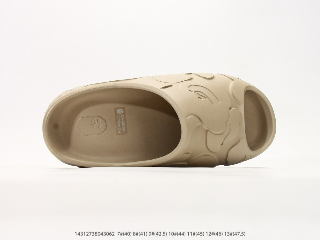 Bape Ape Head EVA Slide Sandal Beige view