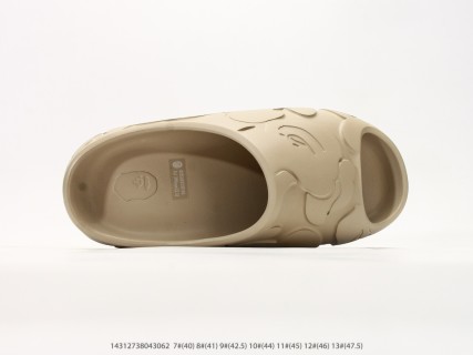 Bape Ape Head EVA Slide Sandal Beige view 4