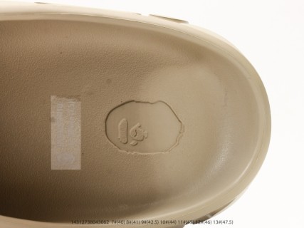 Bape Ape Head EVA Slide Sandal Beige view 6