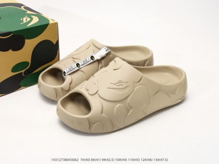 Bape Ape Head EVA Slide Sandal Beige view 7
