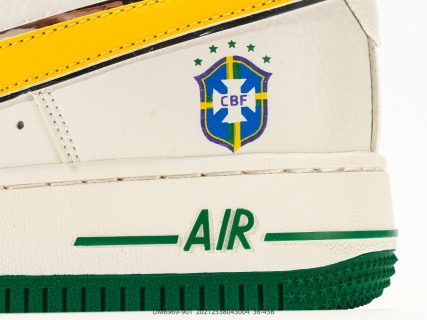 Nike Air Force 1 '07 Low Cream Yellow Green view 7