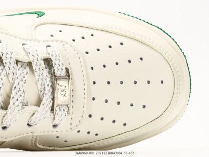 Nike Air Force 1 '07 Low Cream Yellow Green view 8