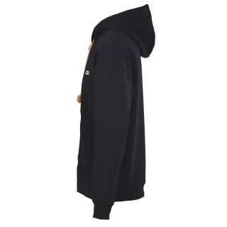LOEWE Dual-Tone Embroidered Zip Hoodie Black view 2