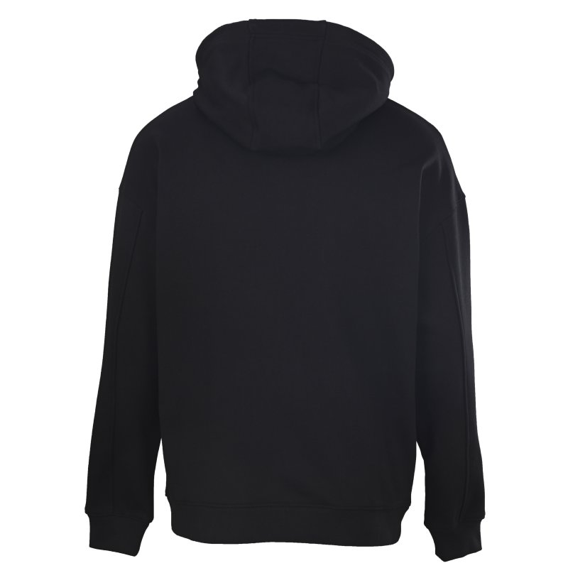 LOEWE Dual-Tone Embroidered Zip Hoodie Black view