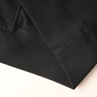 LOEWE Dual-Tone Embroidered Zip Hoodie Black view 9