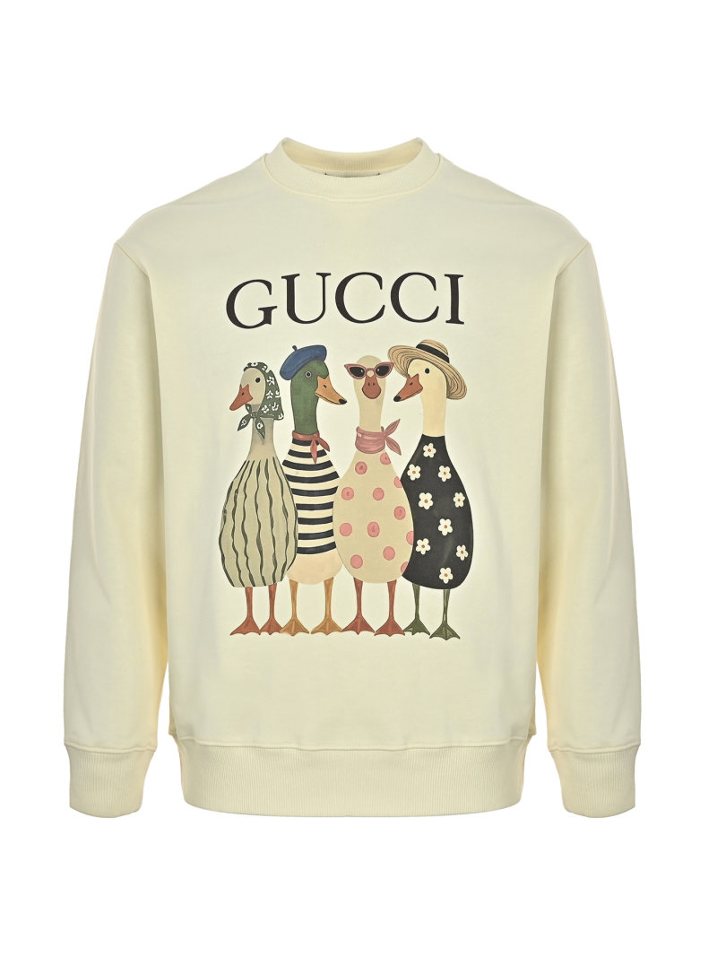 Gucci Cartoon Characters Cream Sweatshirt | UA Replica view