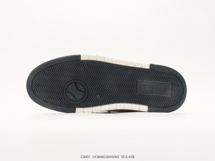 MLB Chunky Liner Basic Black White Leather Sneaker view 4