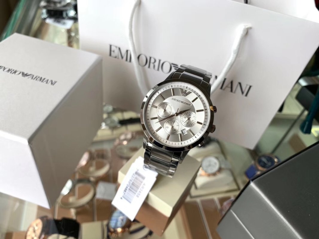 Armani AR2458 Chronograph Steel Watch Replica
