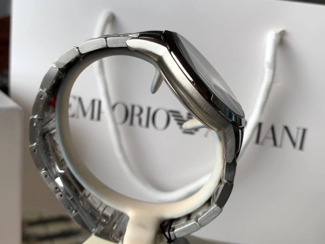Armani AR2458 Chronograph Steel Watch Replica view