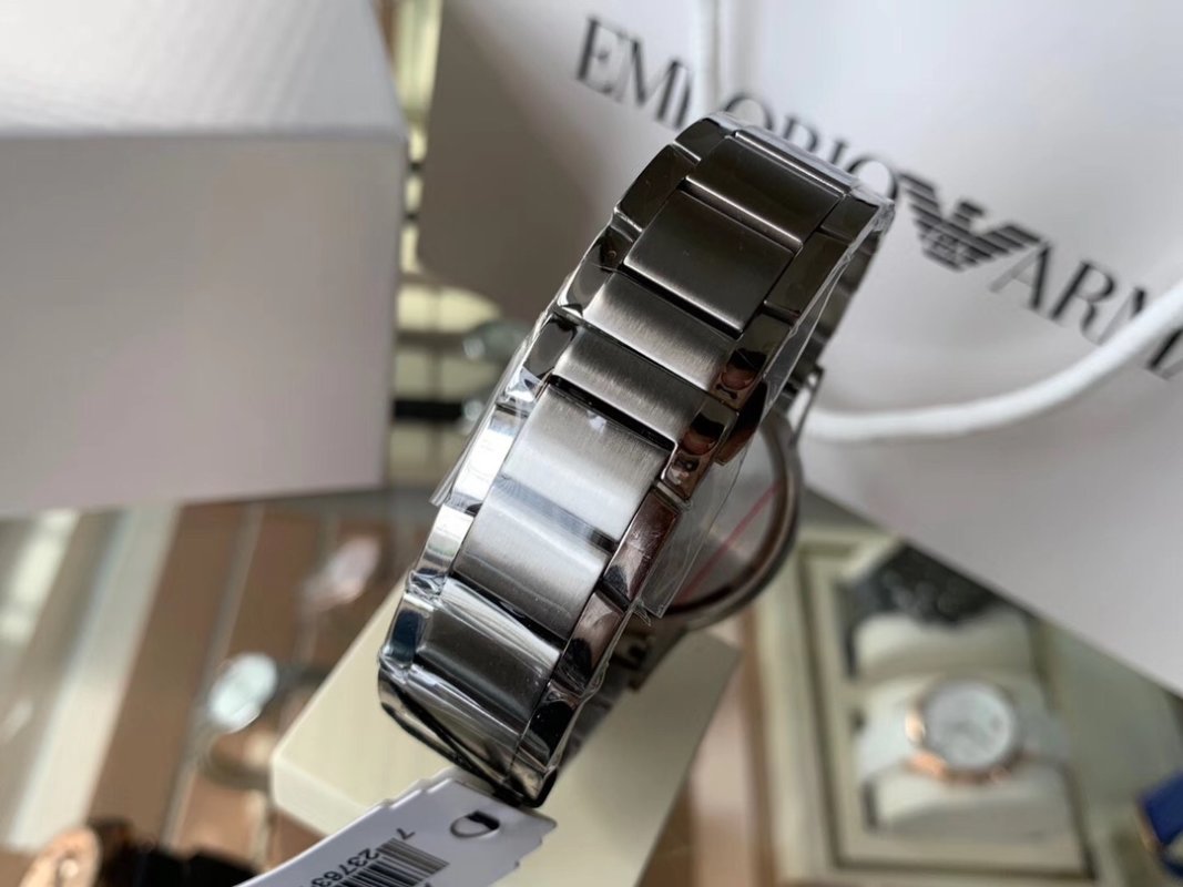 Armani AR2458 Chronograph Steel Watch Replica view