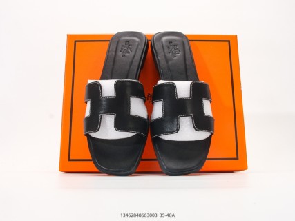 Hermès Chypre Sandal Black White UA Replica