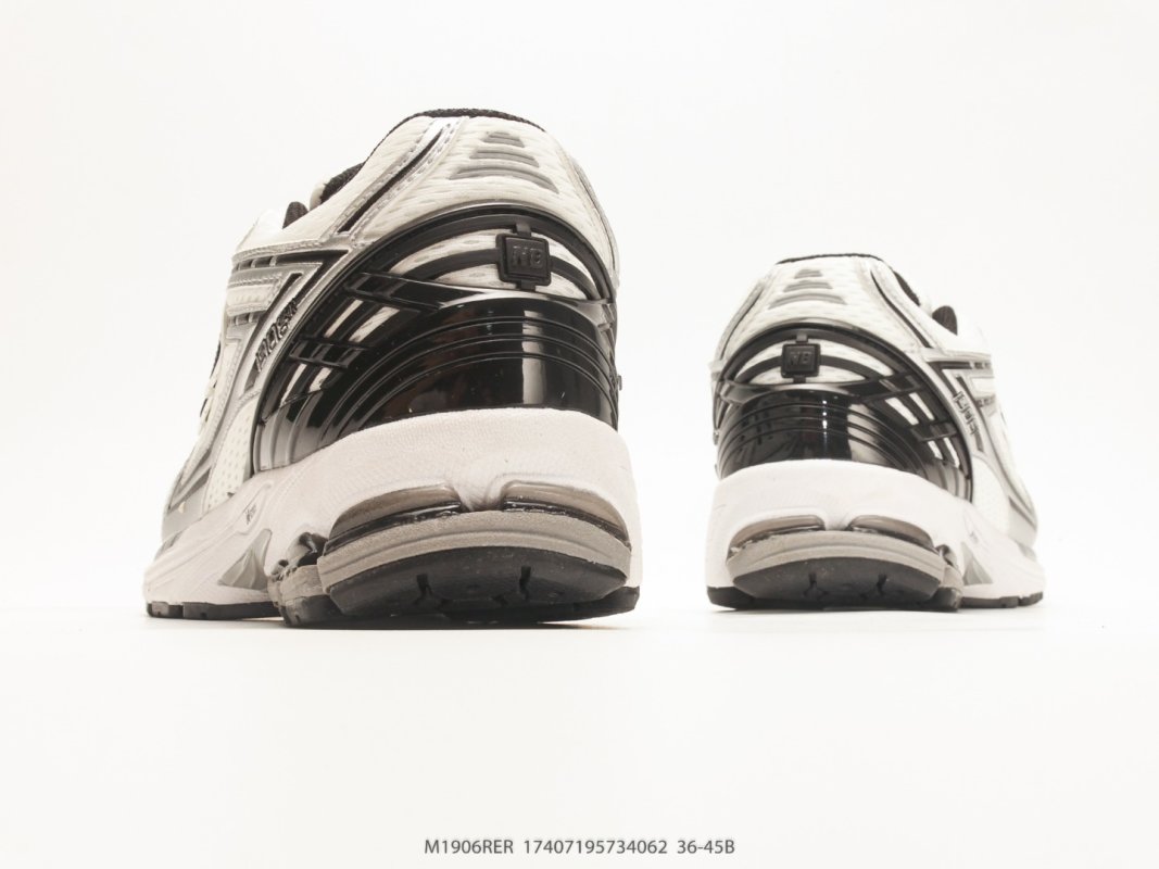 New Balance M1906 White Black Grey Dad Shoe Replica view