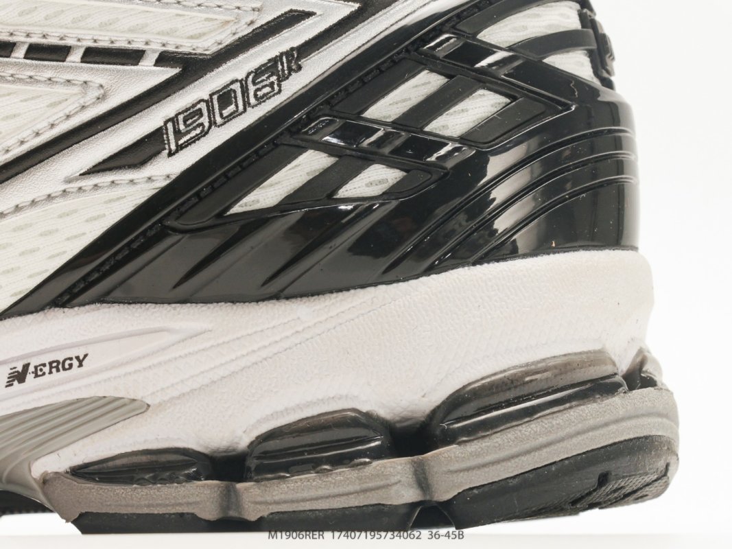 New Balance M1906 White Black Grey Dad Shoe Replica view