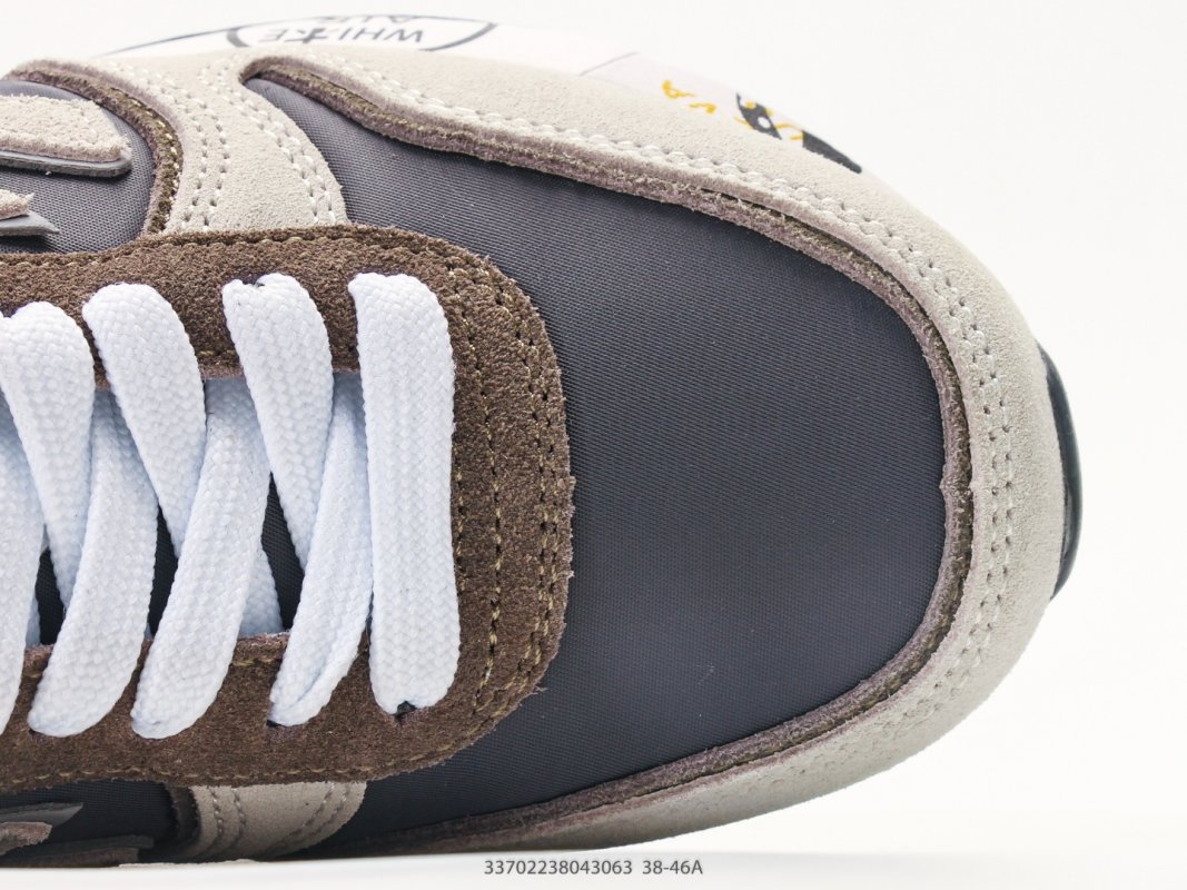 Premiata Mick 6696 Black Cream Leather Casual Sneaker view