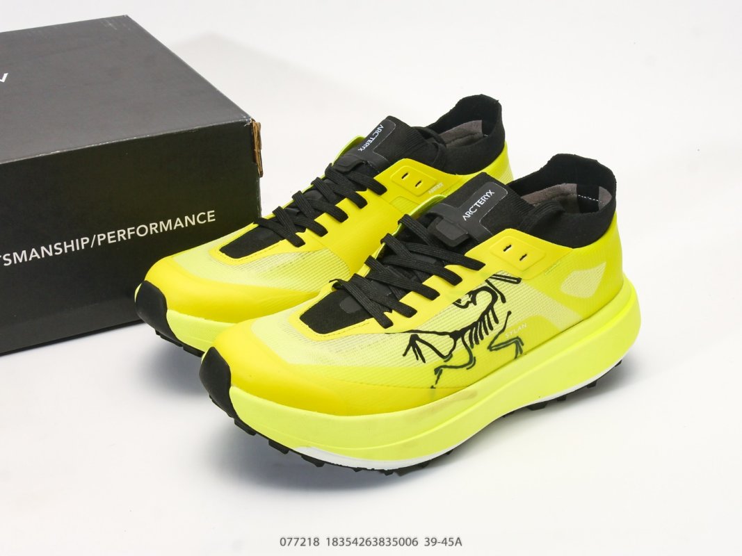 Arc'teryx Sylan Low-Top Trail Running Shoe Neon Yellow view