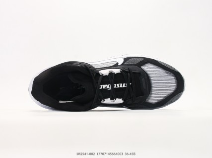 Nike Air Zoom Pegasus 42 Black White UA Replica Running Shoe view 3
