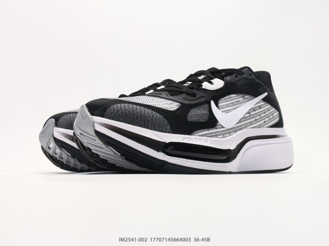 Nike Air Zoom Pegasus 42 Black White UA Replica Running Shoe view