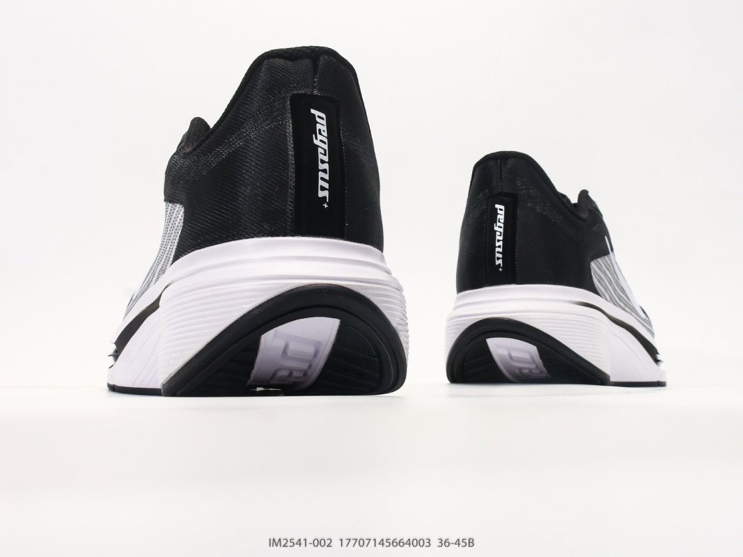 Nike Air Zoom Pegasus 42 Black White UA Replica Running Shoe view