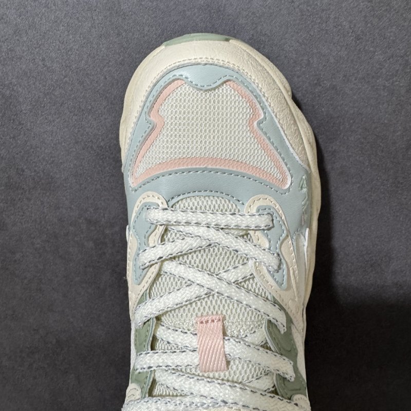 FILA Fern Chunky Sneaker Cream Sage Green view