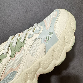 FILA Fern Chunky Sneaker Cream Sage Green view 9
