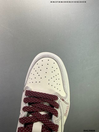 Jordan Air Jordan 1 Low Custom Burgundy White view 7