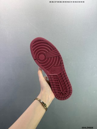 Jordan Air Jordan 1 Low Custom Burgundy White view 9