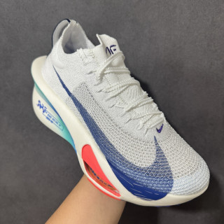 Nike Zoom VaporFly Next% 3 Prototype White Blue Red view 3