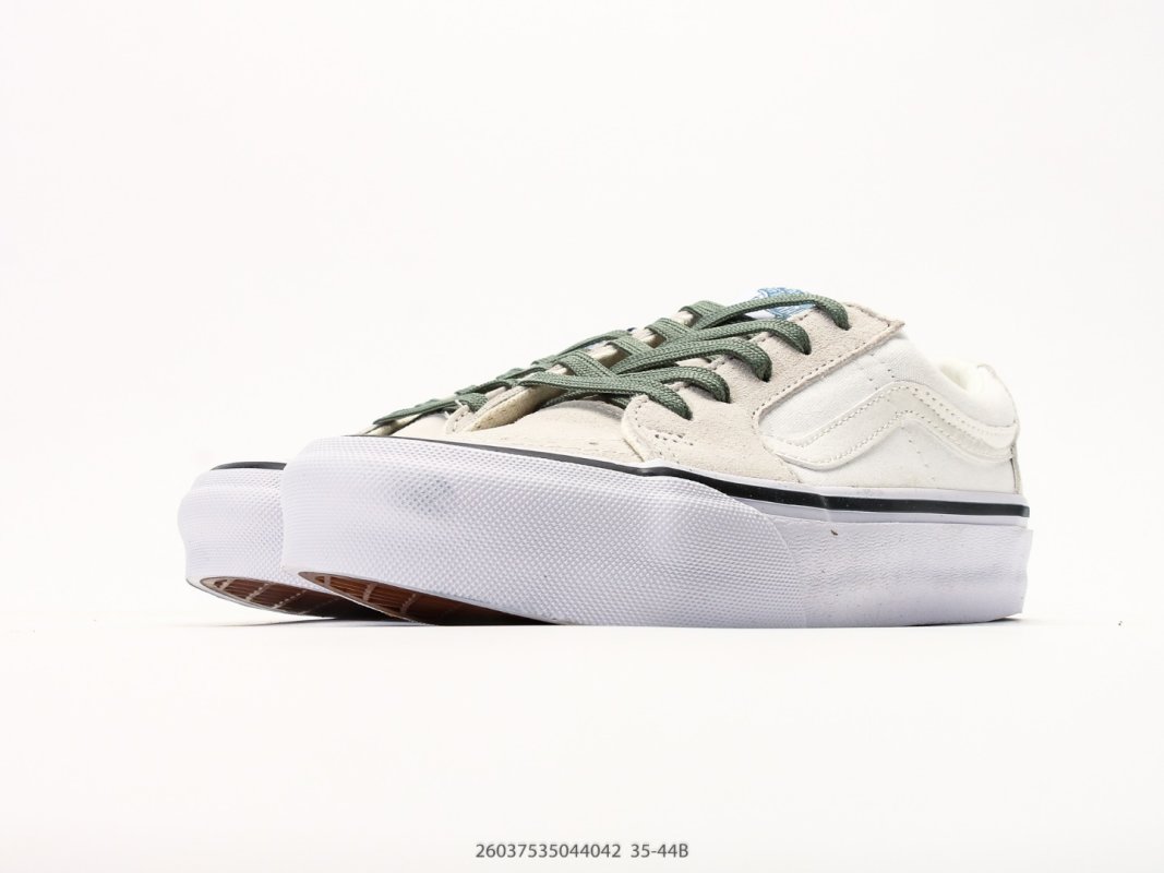 Vans SK8-Low Classic White Canvas Skate Shoe view