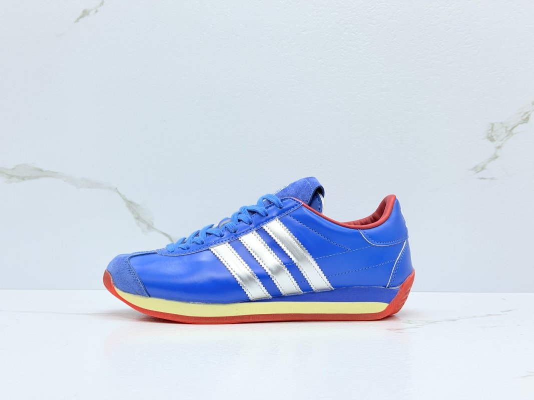 Adidas Country OG Blue Silver Low-Top Sneaker Replica view