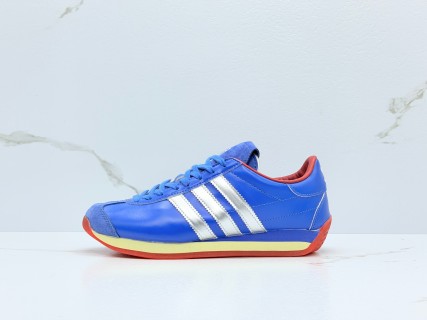 Adidas Country OG Blue Silver Low-Top Sneaker Replica view 2