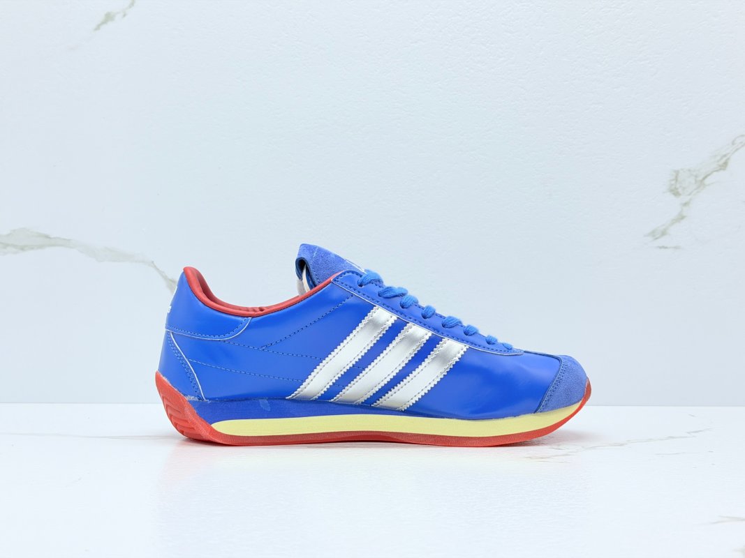 Adidas Country OG Blue Silver Low-Top Sneaker Replica view