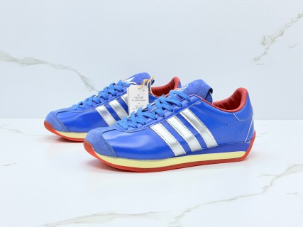 Adidas Country OG Blue Silver Low-Top Sneaker Replica view 4