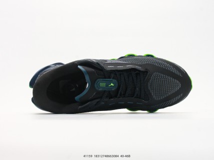 Mizuno Wave Prophecy 15 Black Neon Green Low Top Running Shoe view 3