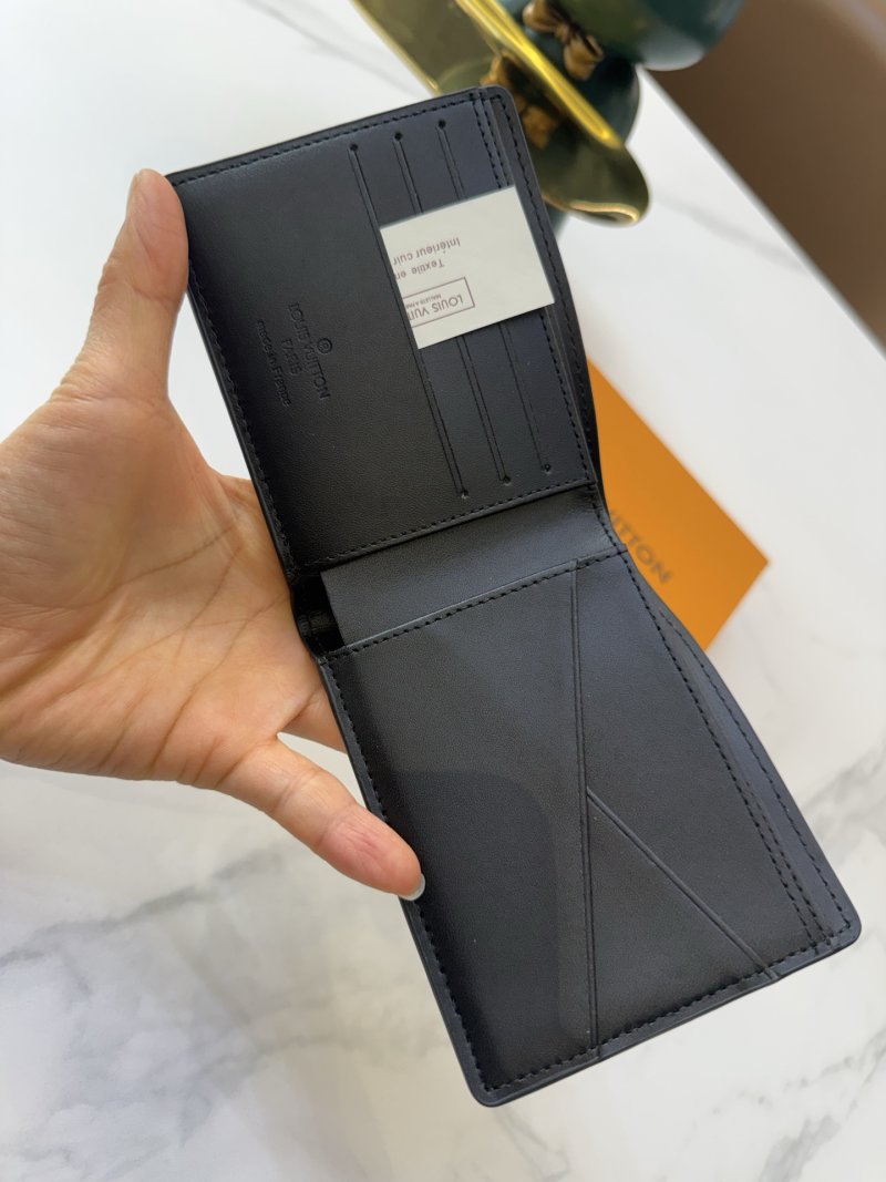 Louis Vuitton Damier Infini Black Leather Bifold Wallet view