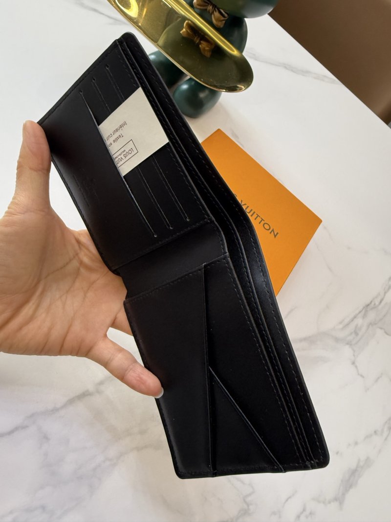 Louis Vuitton Damier Infini Black Leather Bifold Wallet view