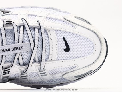 Nike P-6000 White Black Retro Running Shoe view 8