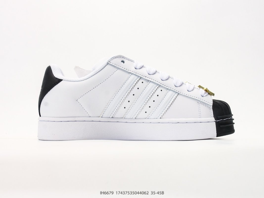 Adidas Superstar XLG White Black Shell Toe Platform Sneaker view