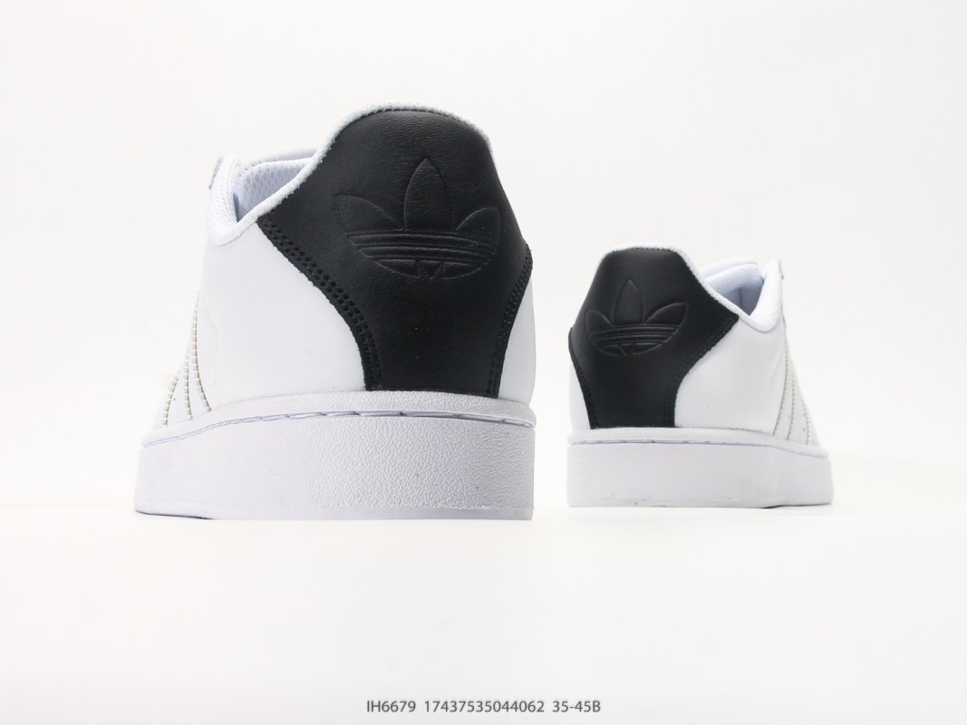 Adidas Superstar XLG White Black Shell Toe Platform Sneaker view