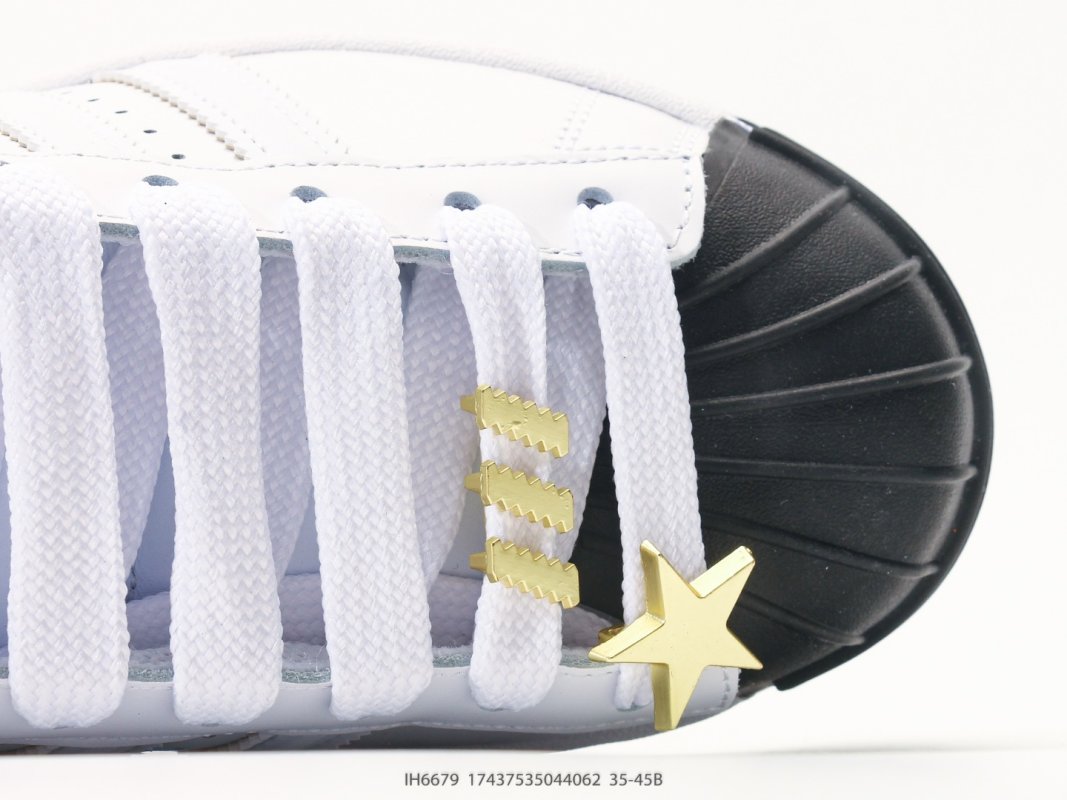 Adidas Superstar XLG White Black Shell Toe Platform Sneaker view